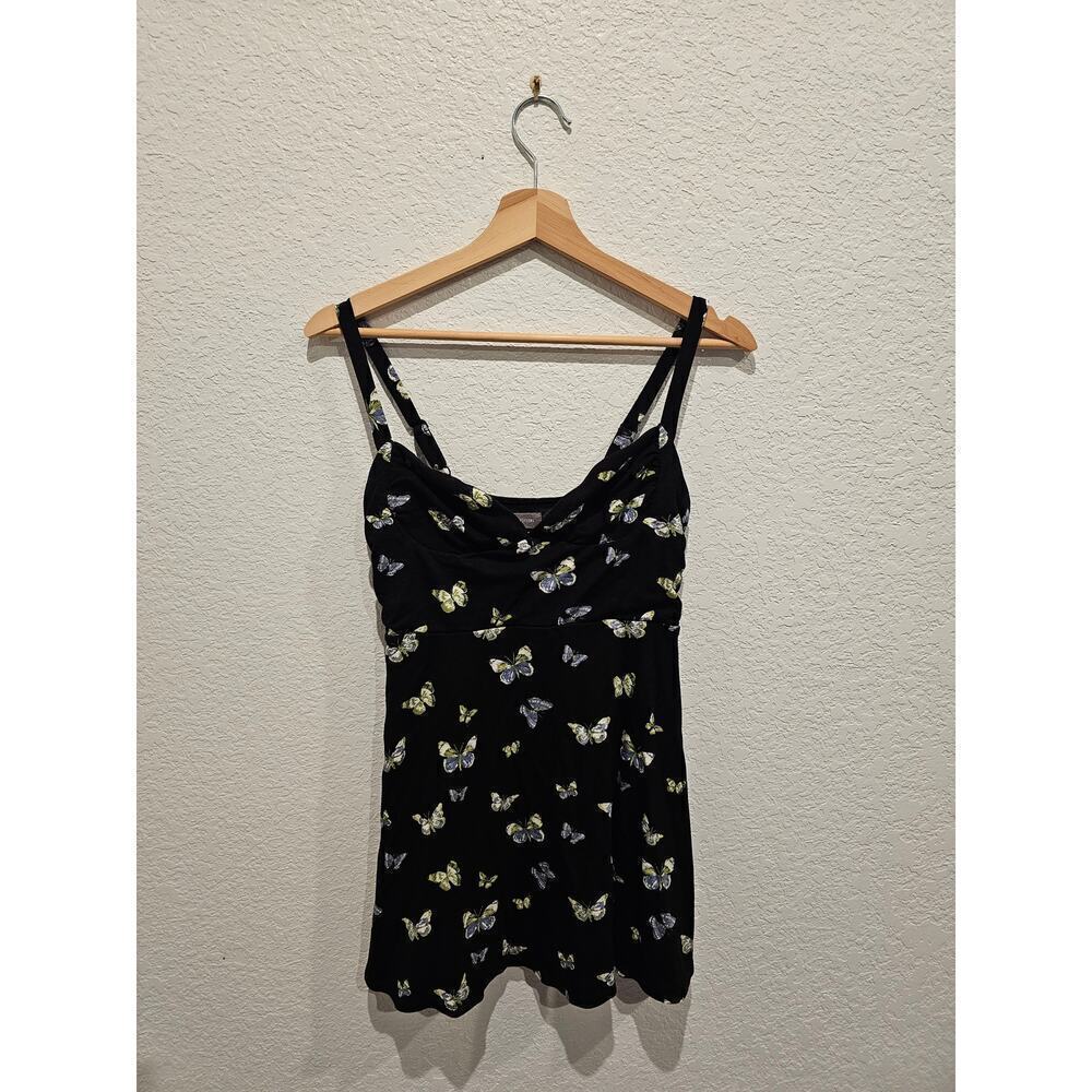 Urban outfitters black mini marianne knit dress sz Medium